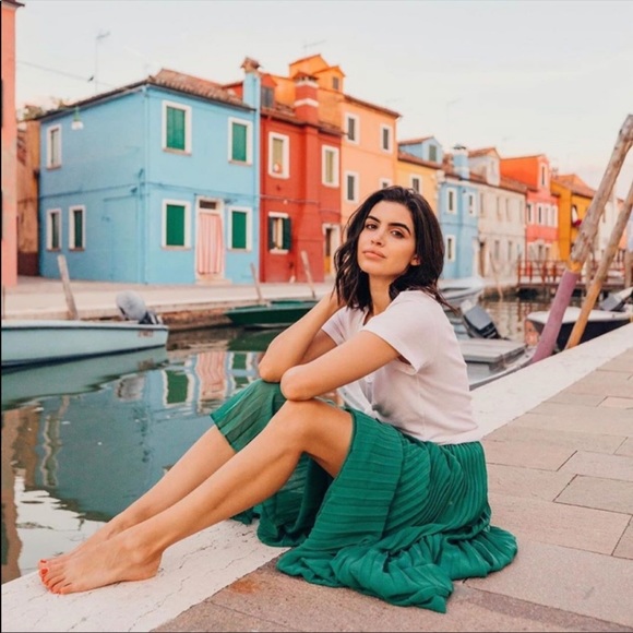 Zara pleated wide  pants bloggers favorite - Picture 5 of 9